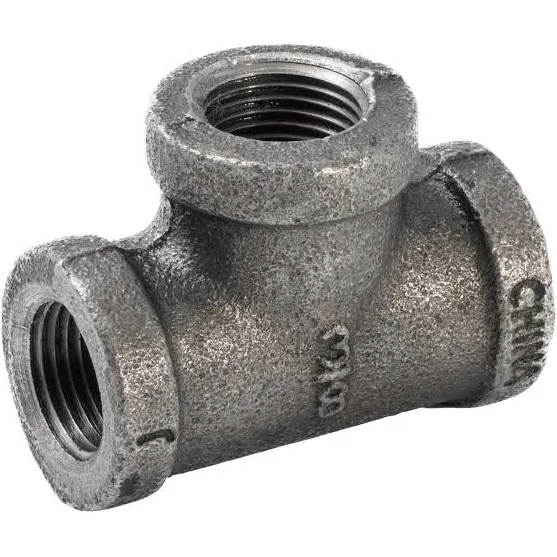 [PFS LPIBF63] Black Steel Pipe 3/8" Tee