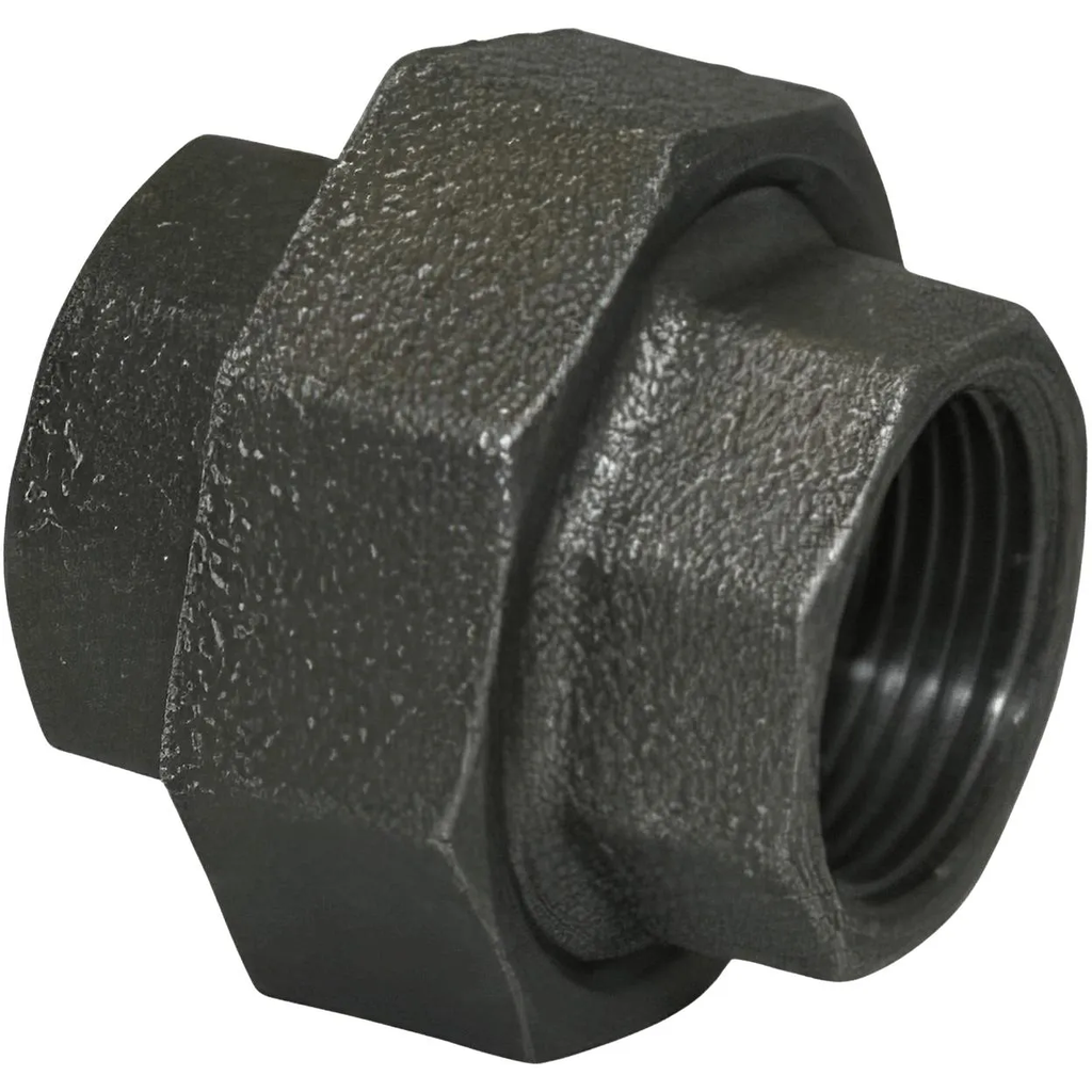 [PFS LPIBF66] Black Steel Pipe 3/8" Unions