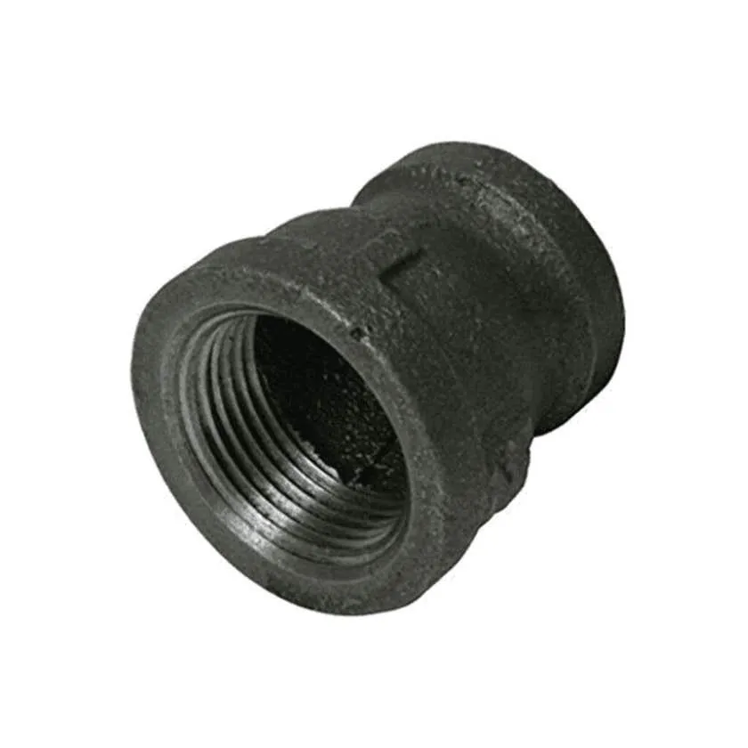 [PFS LPIBF65] Black Steel Pipe Reducing Coupling 3/8" to 1/4"
