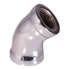 [PFS LPI-CHROME61] Chrome Steel Pipe 3/8" 45 Degree Elbow