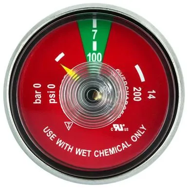 [SAGA-0100 Wet Chem Gauge] 100# K Class Wet Chemical Gauge