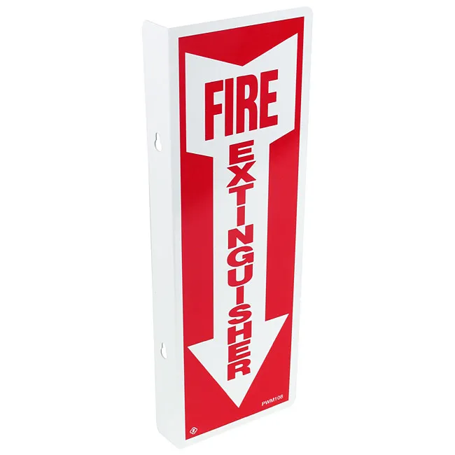 [SIGNALU90412] 4 Inch X 12 Inch Aluminum 90 Degree Angle Sign